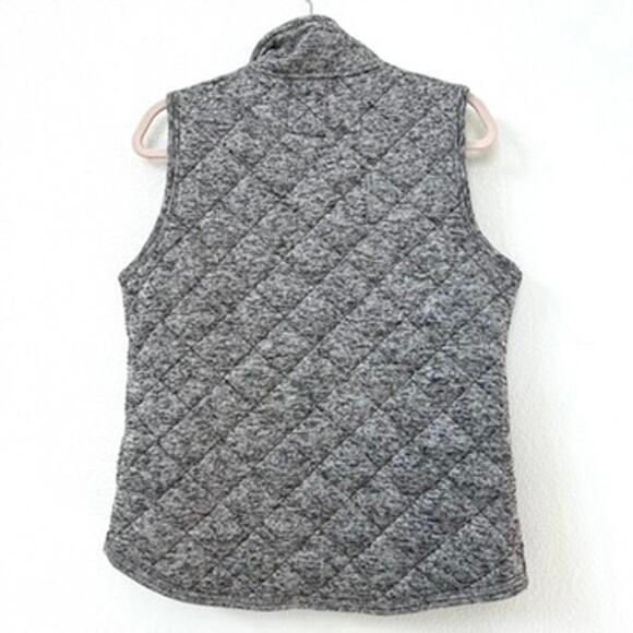 Thread & Supply Quilted Zip-Up Vest in Marled Grey, Size L, Excellent Condition - Picture 5 of 9